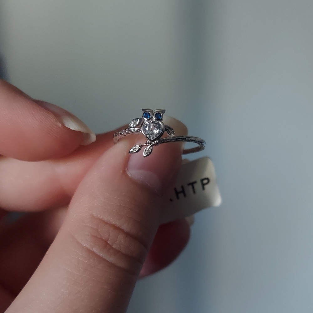 🆕️ Blue Sapphire Owl Ring